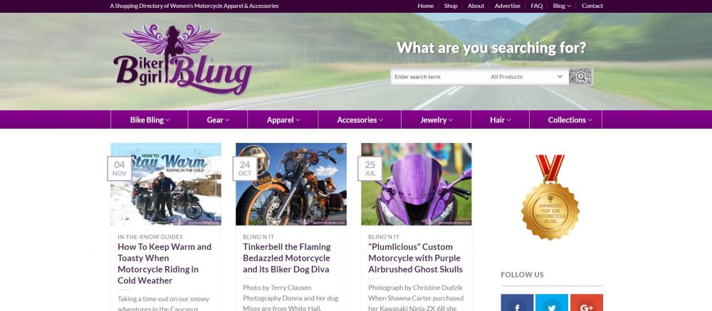 BikerGirlBling Motorcycle Blog