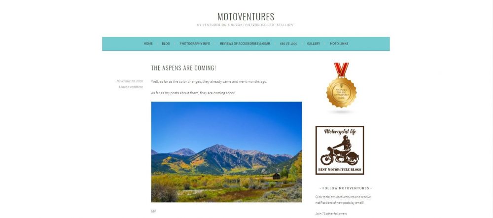 MotoVentures Motorcycle Blog