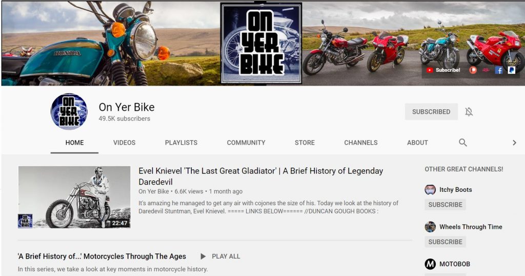 14 Motorcycle YouTube Channels & Vloggers worth following Saffy Sprocket