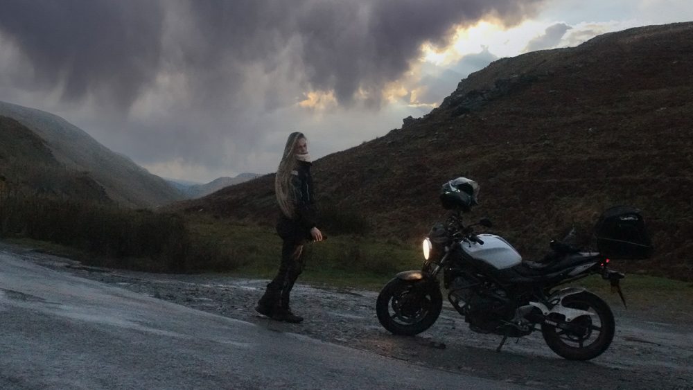Motorbiking in Wales in winter (1)
