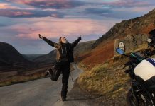 Winter Motorcycling in Wales – The Devils Staircase Motorbiking in Wales in winter (12)