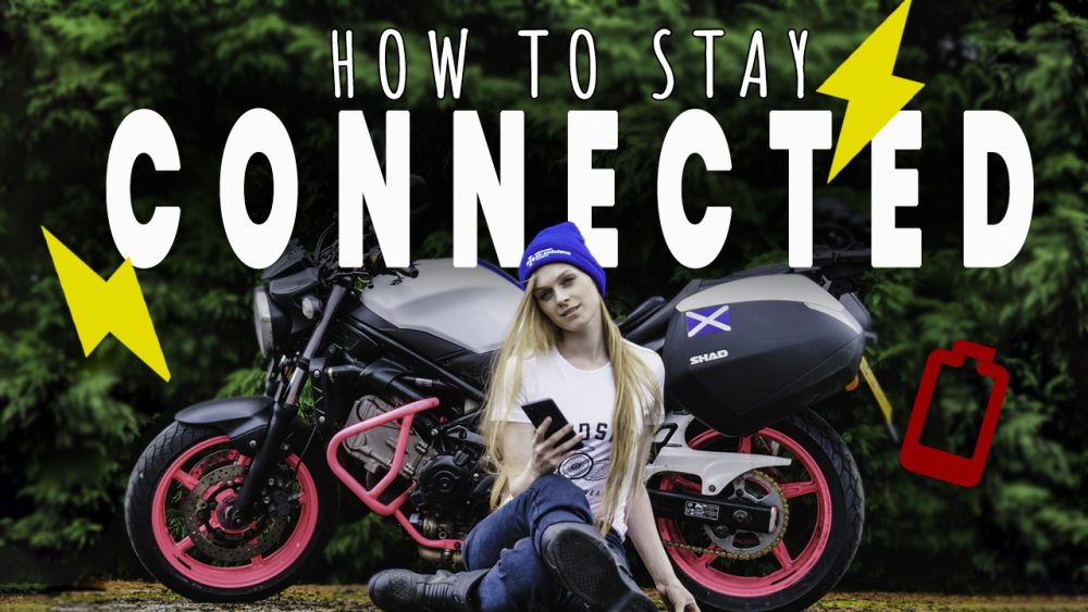 How to keep tech charged when motorcycle touring Tech Top Tips