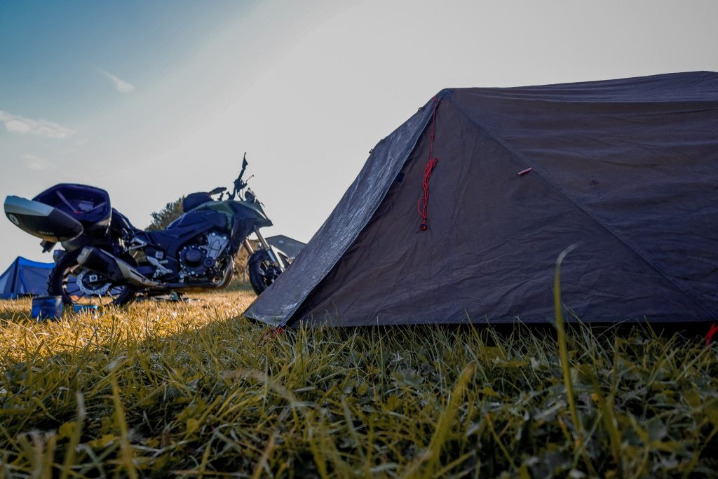 motorcycle expedition - Oxford Campsite