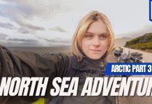 FINALLY ARRIVED at the North Sea