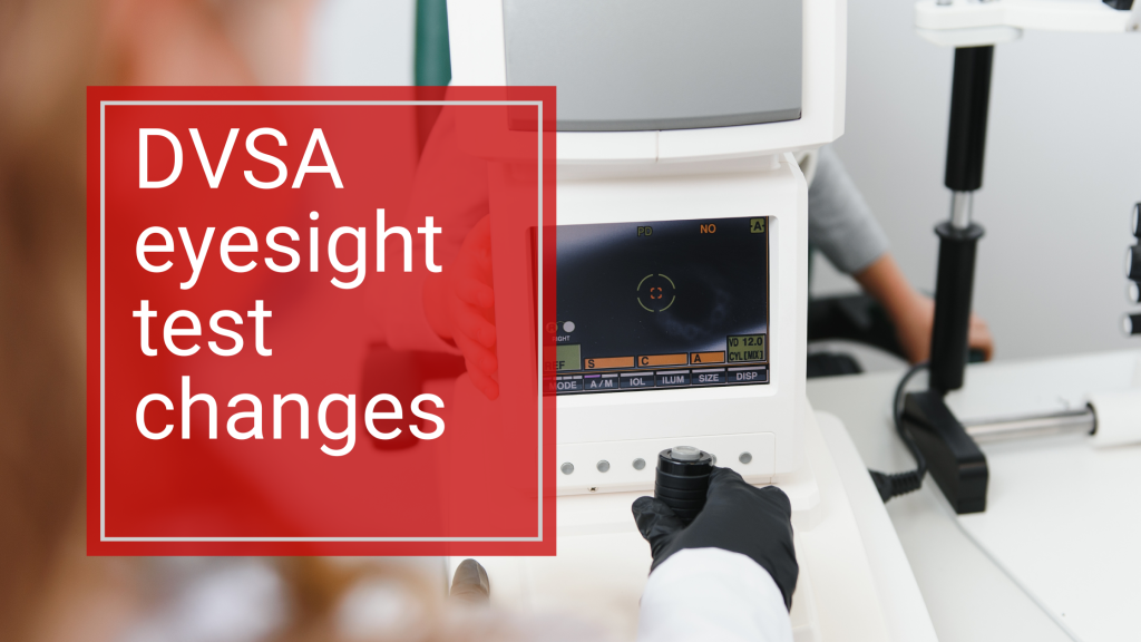 DVSA eyesight test changes