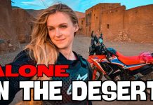 Motorbiking ALONE in the Desert