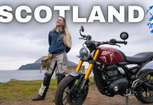 Motorbiking for Dinosaur Footprints on the Isle of Arran