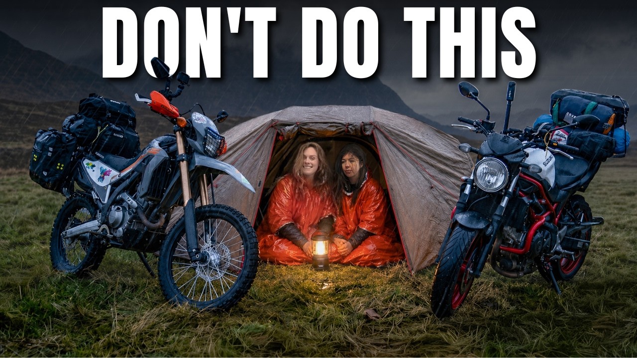 Our NC500 Camp was Nearly FLOODED - Saffy Sprocket